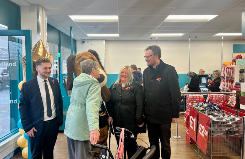 Bloxwich West Councillors having a chat with residents