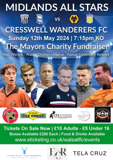 Midlands All Stars vs Cresswell Wanderers